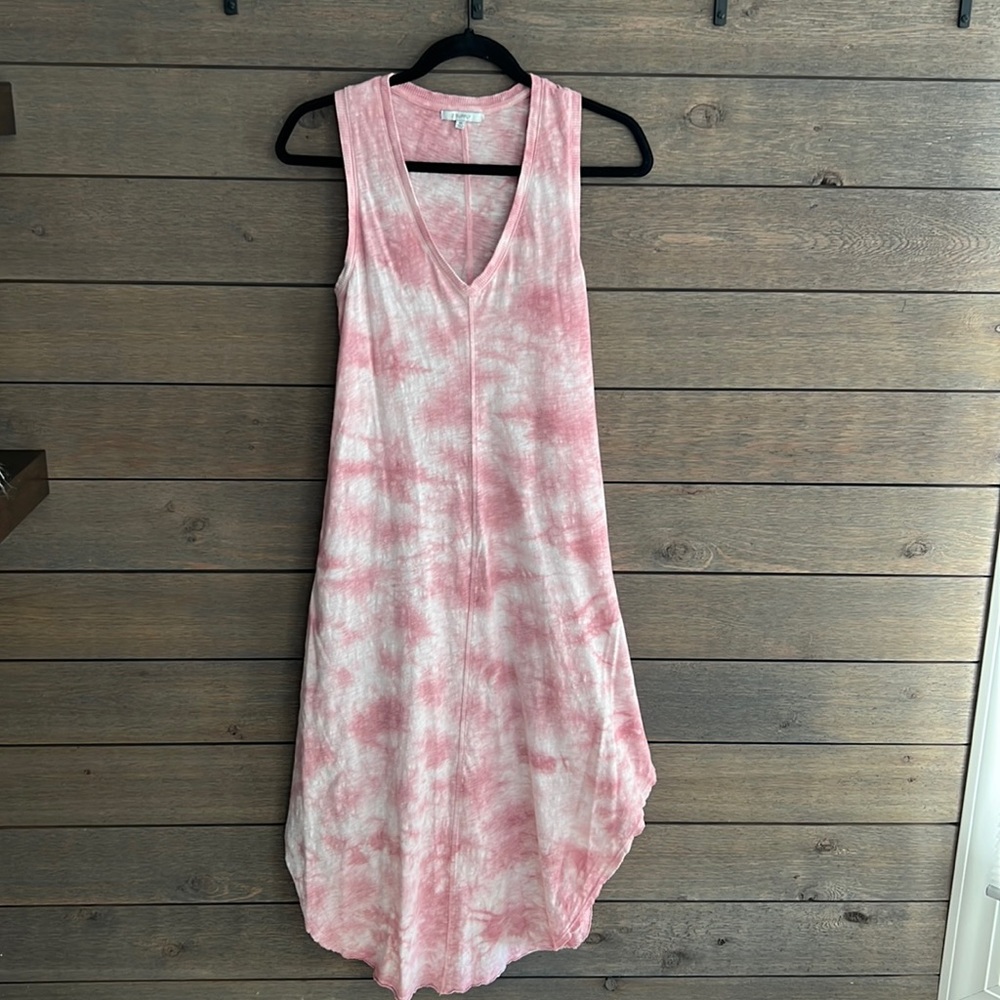 Pink Tie Dye Z Supply Maxi/Midi Dress